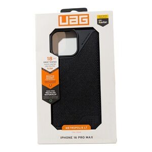 Nn8. UAG - Metropolis LT Series‎ Case Magsafe Apple iPhone 16 Pro Max - Black